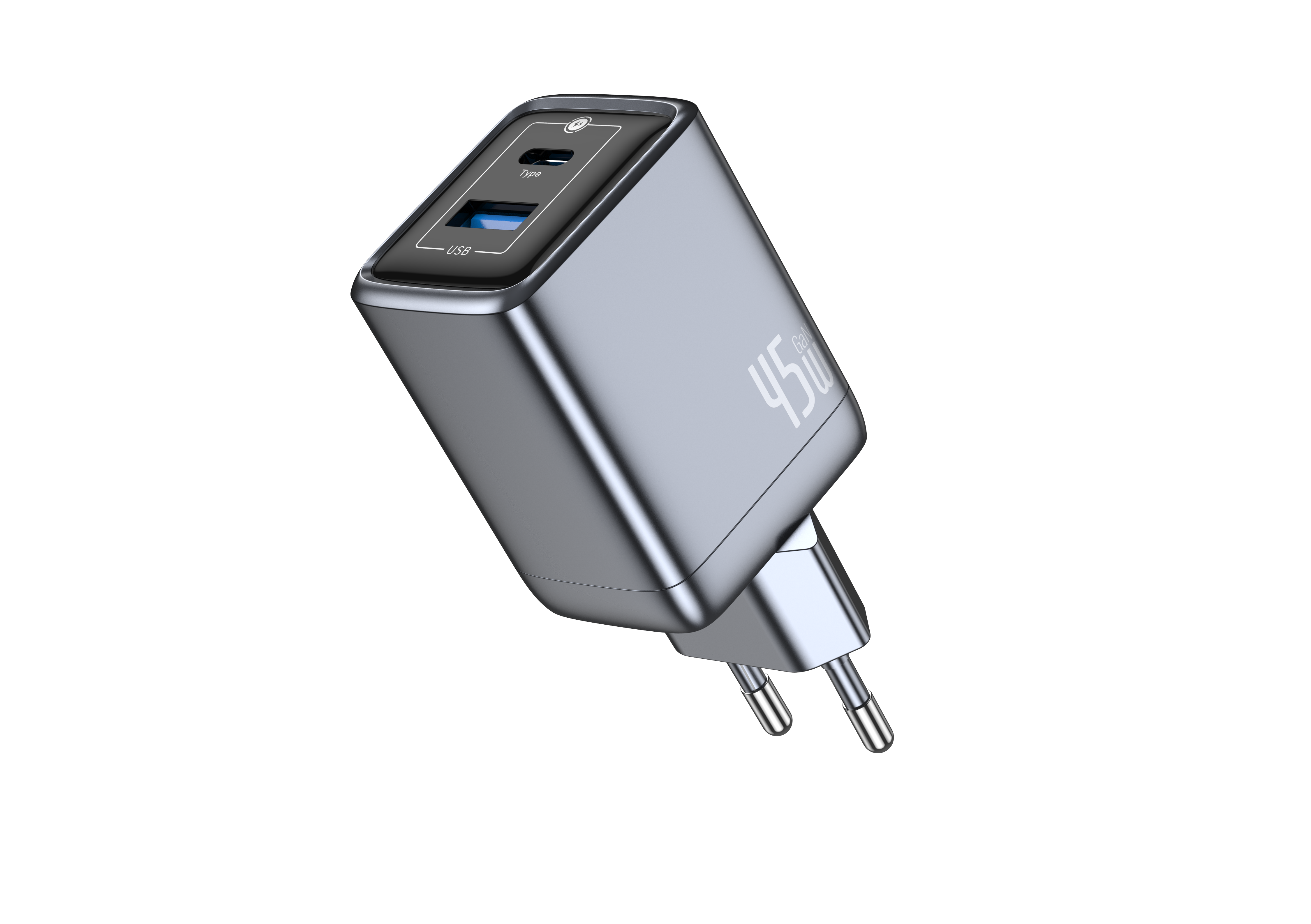 Heiwo Series 45W GaN Charger (A+C Dual Port)